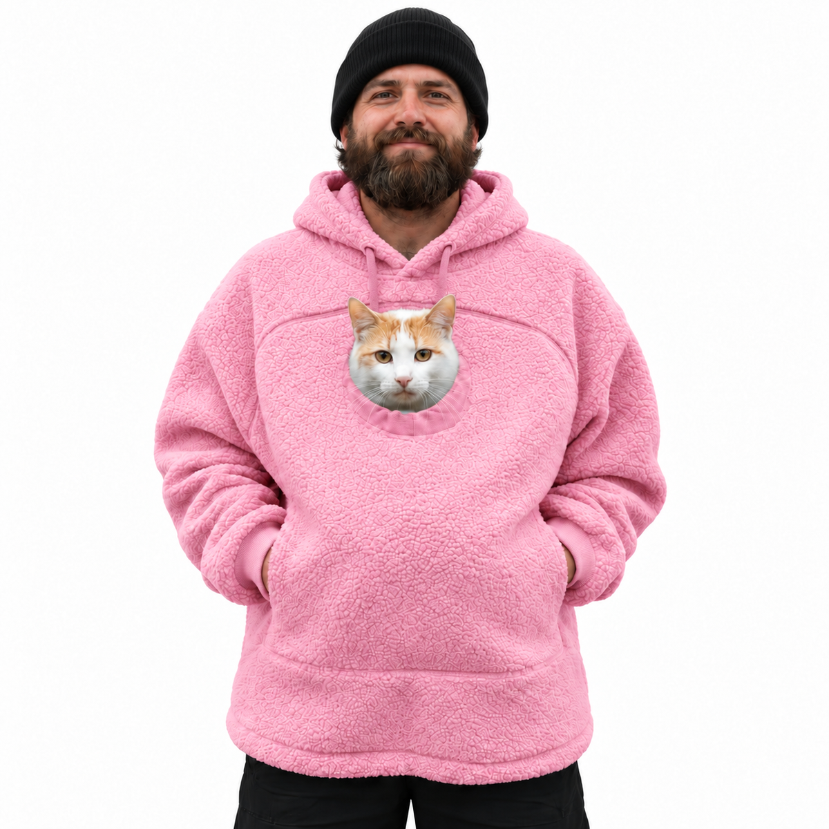 Gutcheck™  Cozy Pet Pouch Hoodie for Cats & Small Dogs