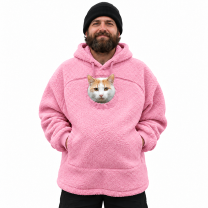 Gutcheck™  Cozy Pet Pouch Hoodie for Cats & Small Dogs