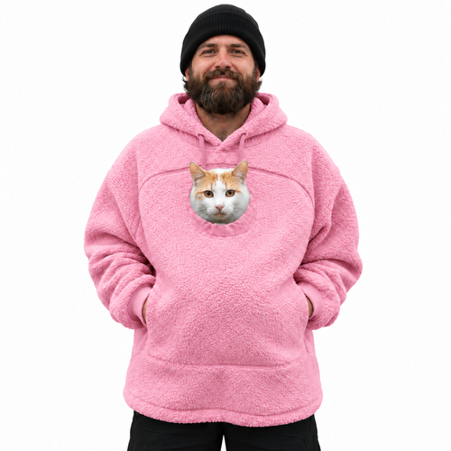Gutcheck™  Cozy Pet Pouch Hoodie for Cats & Small Dogs